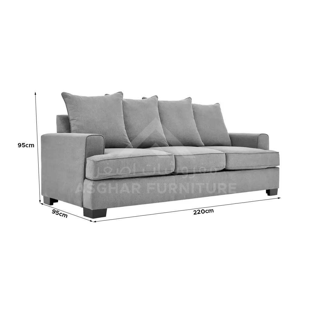 Nelson 3 Seater Sofa - Image 5