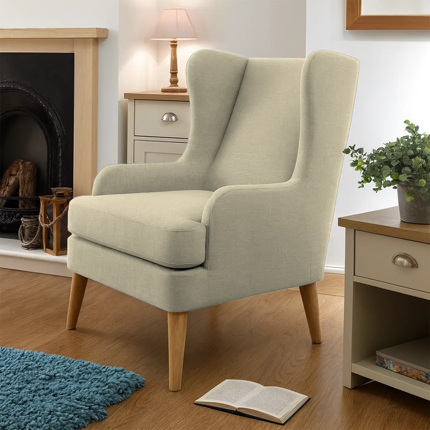 Noah Luxury Wingback Chair - Image 5