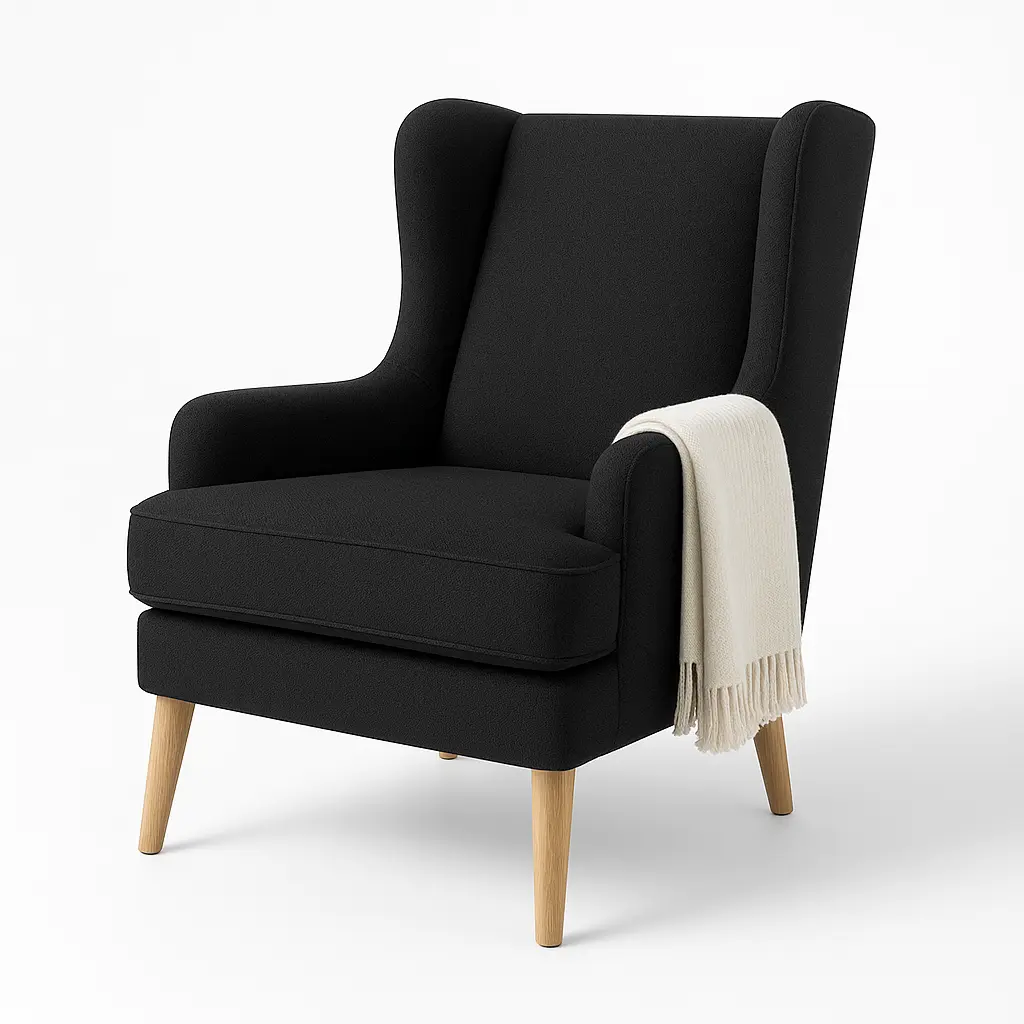 Noah Luxury Wingback Chair - Image 4