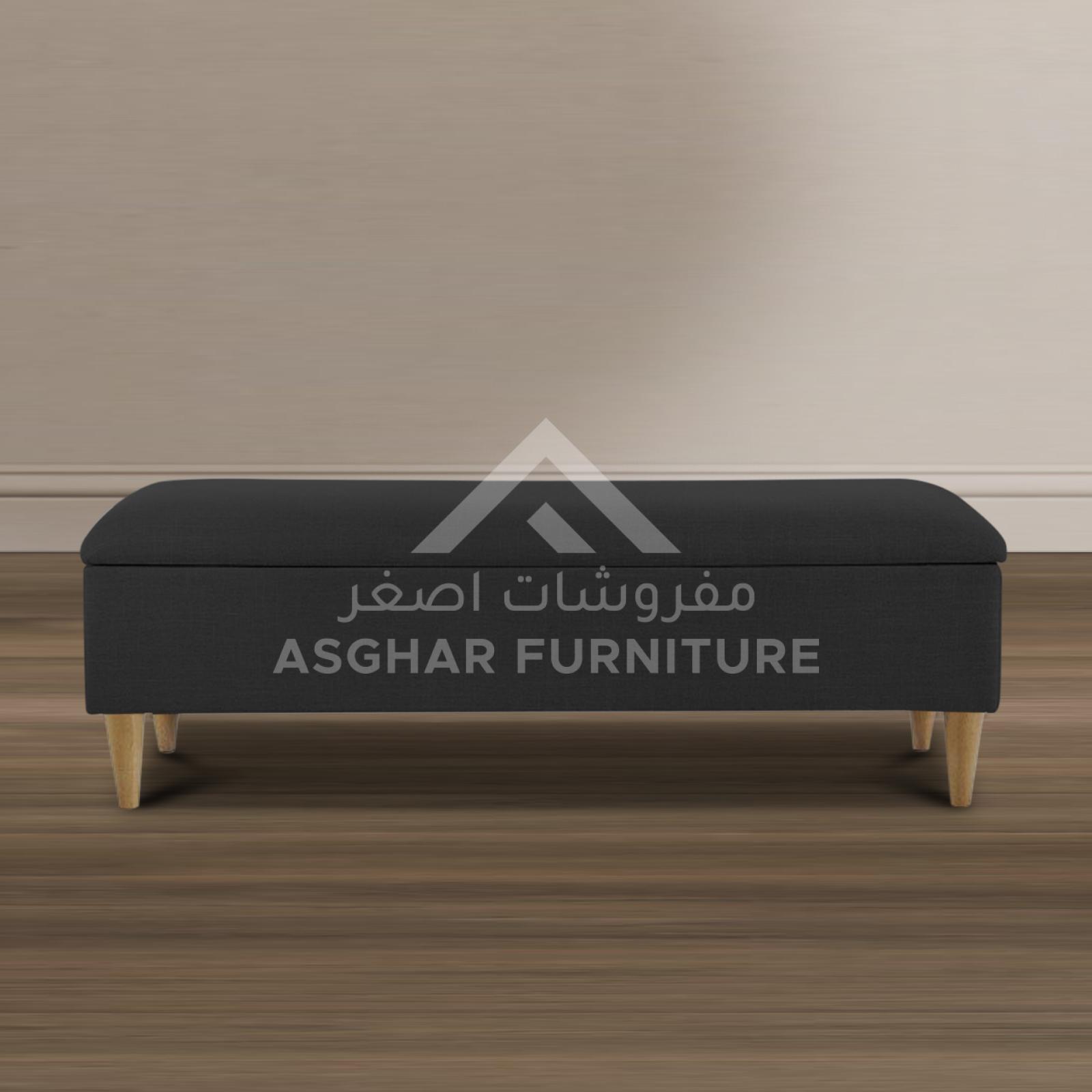 Darya Linen Storage Bench - Image 3