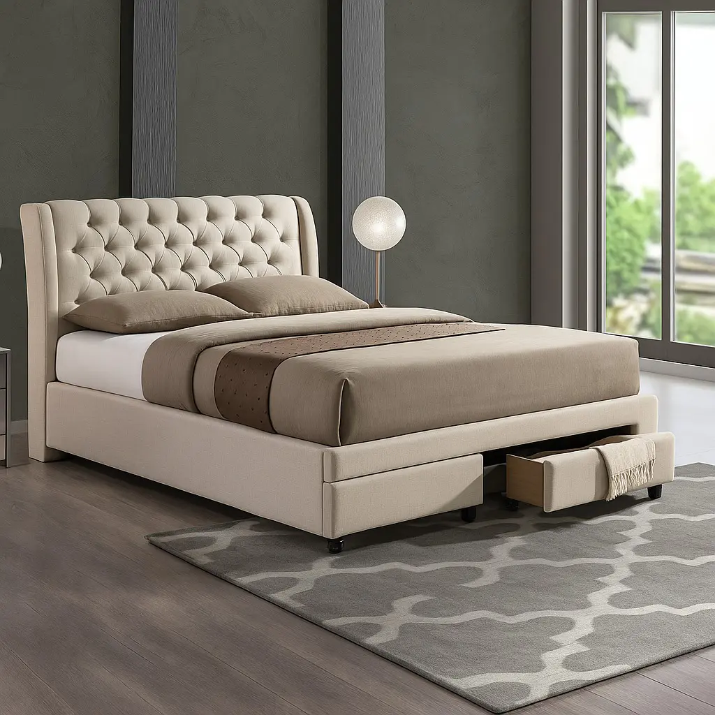 Raven Luxury Storage Bed