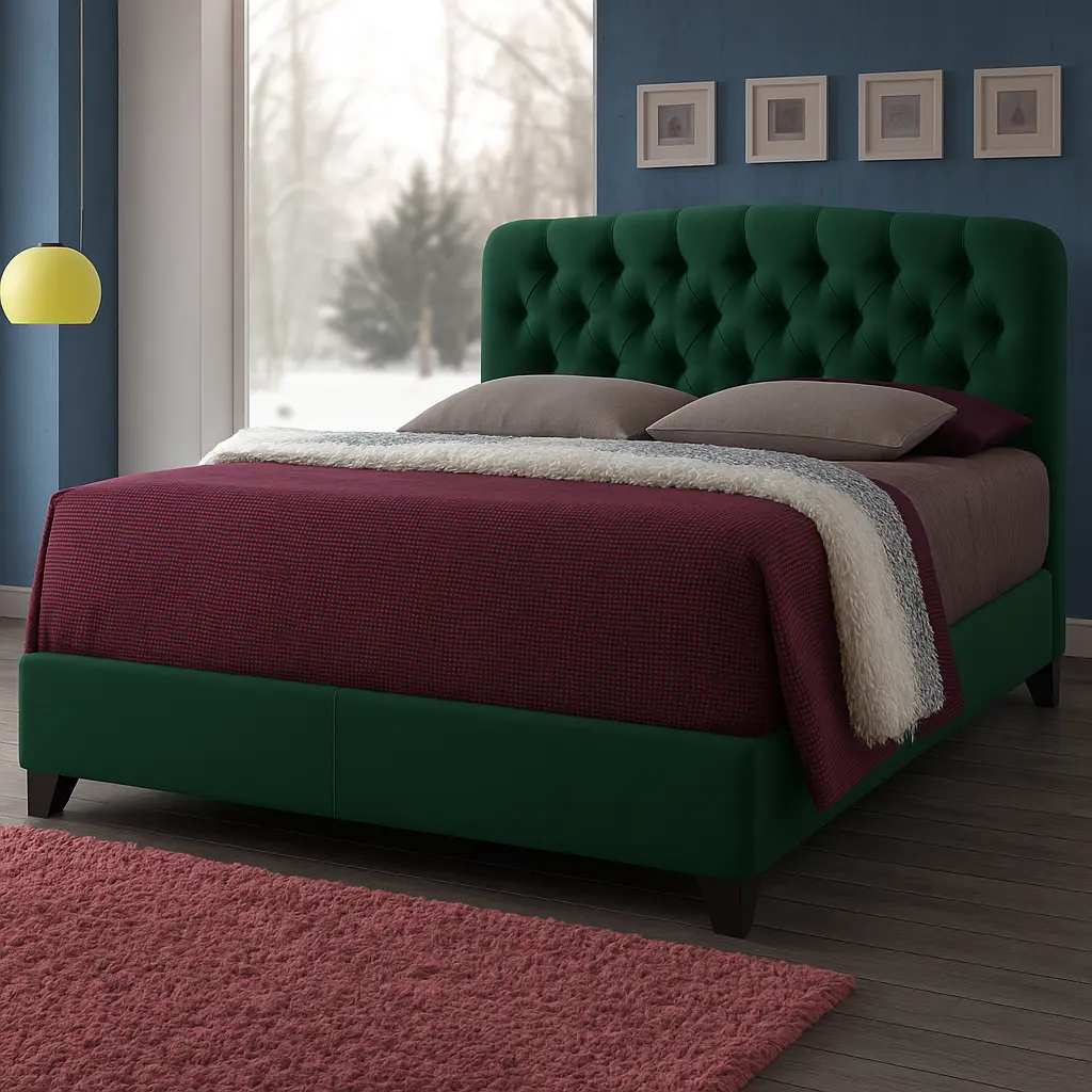 Renna Premium Espresso Bed - Image 2
