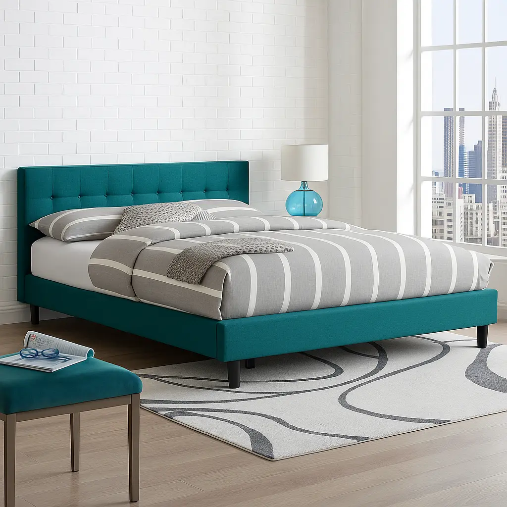 Riley Upholstered Bed - Image 2