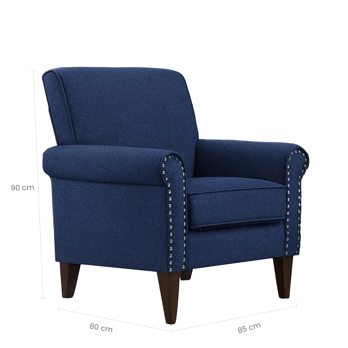 Rosey Luxury Linen Armchair - Image 5