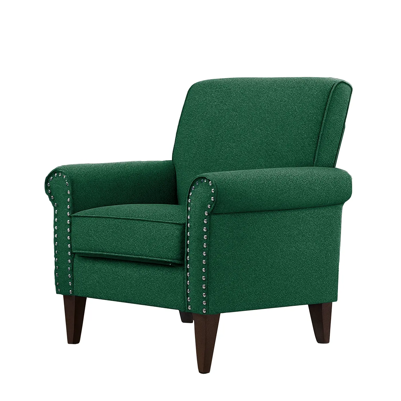 Rosey Luxury Linen Armchair - Image 4