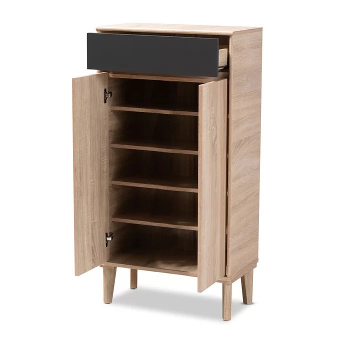 Rustic Shoe Storage Cabinet - Image 4