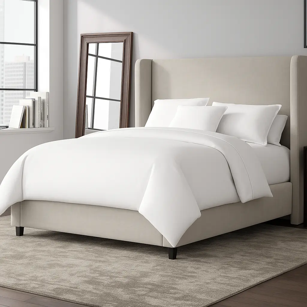 Syla Wingback Bed - Image 7