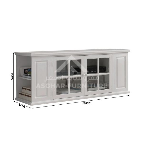 TV Stand with Bookcase - Image 2