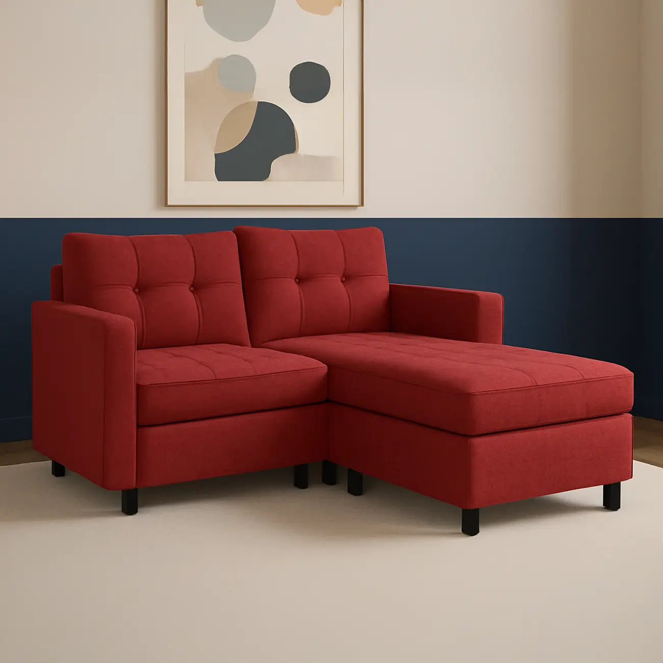 Timber Sectional Sofa - Image 3