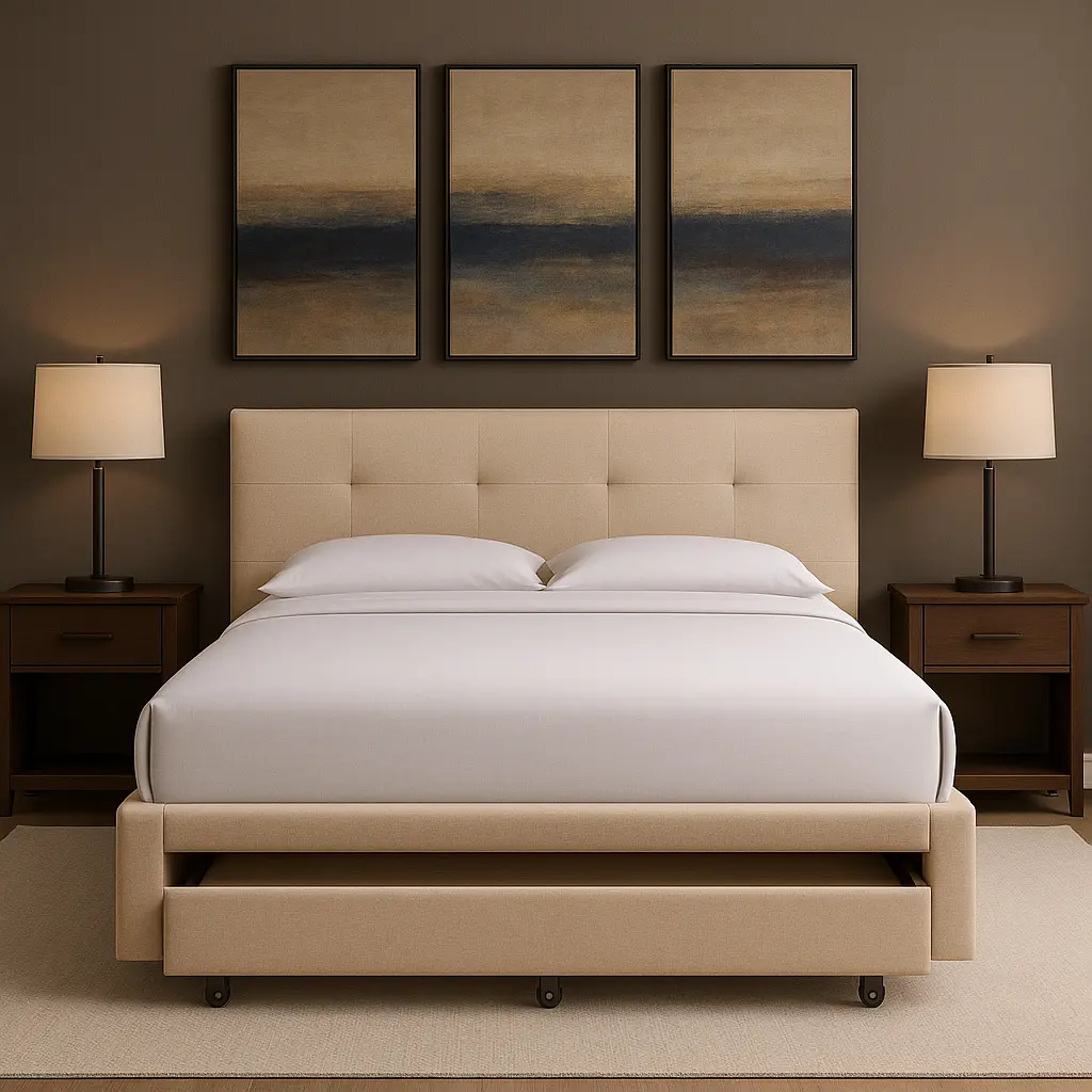 Vida Platform Storage Bed - Image 2