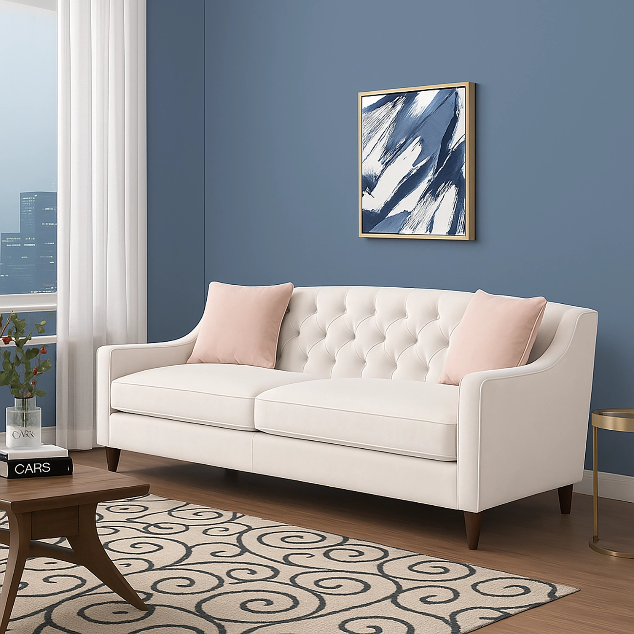 Vince Recessed Arm Sofa - Image 6