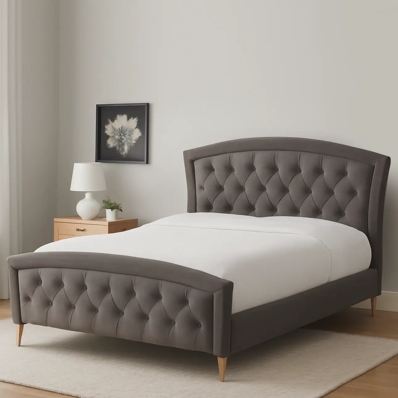 Zandar Contemporary Platform Bed