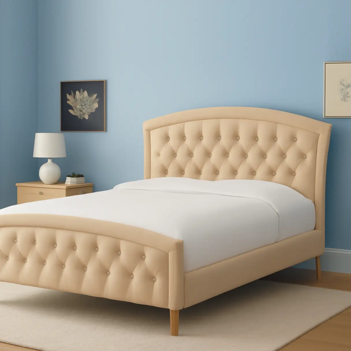 Zandar Contemporary Platform Bed - Image 2
