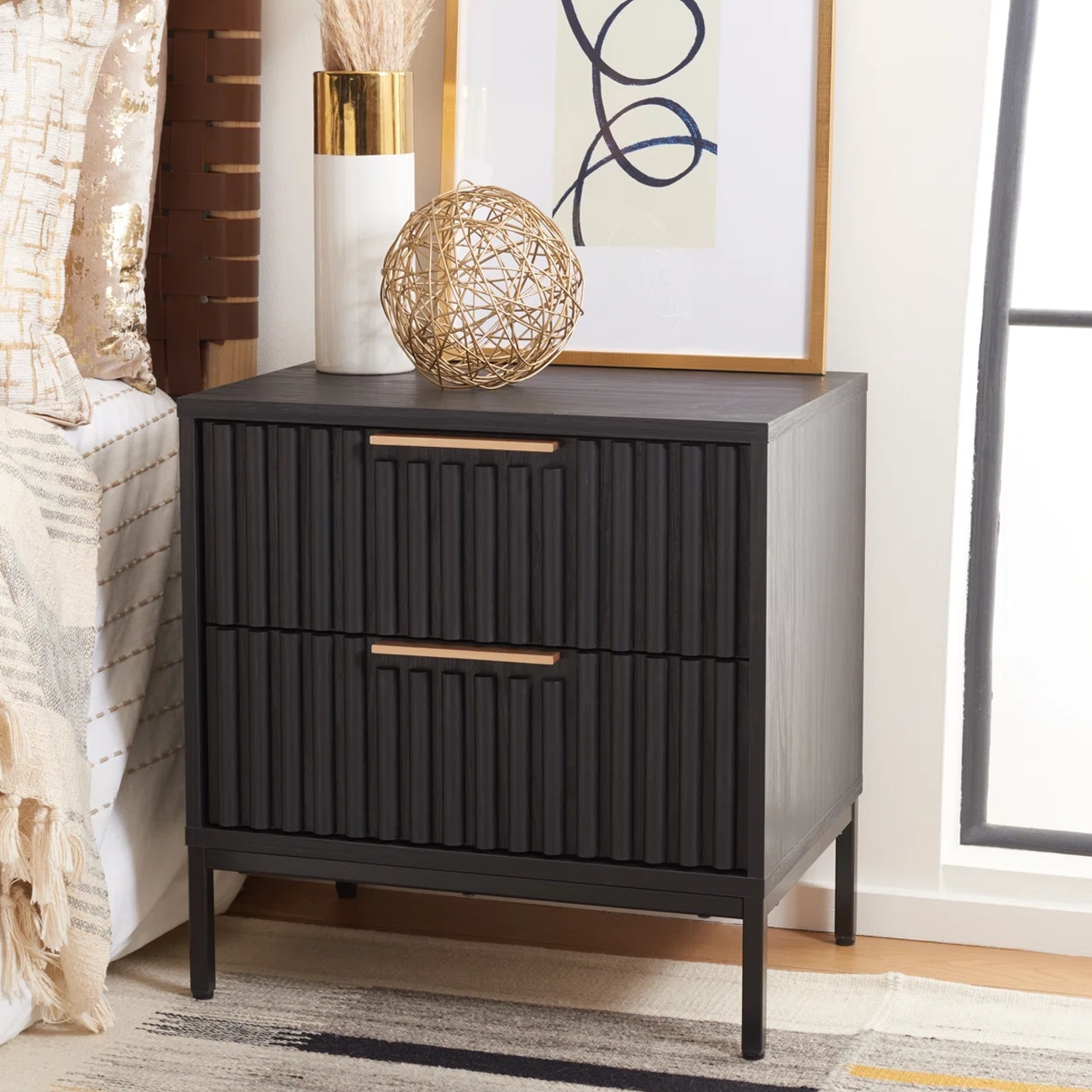 Aaro - Modern Nightstand - Image 2