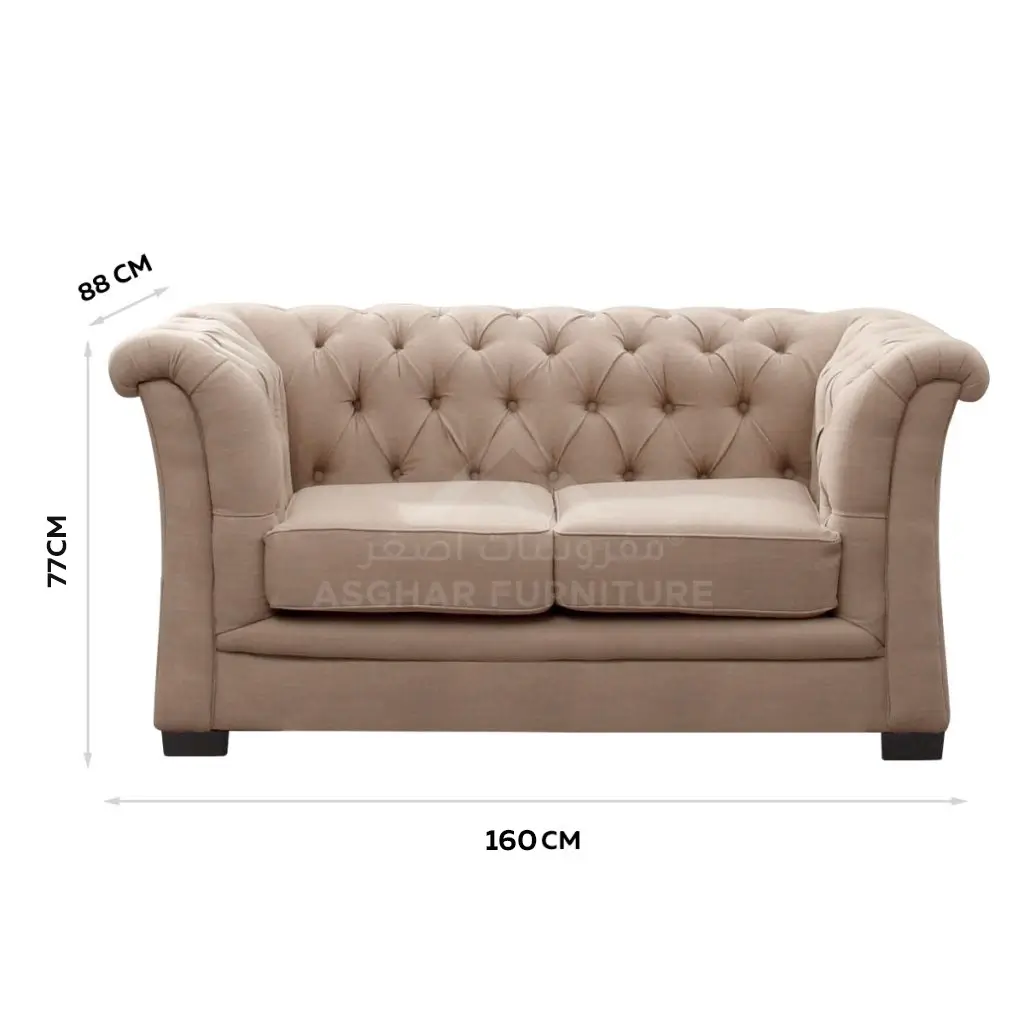 Alvis Flared Arm Sofa - Image 5