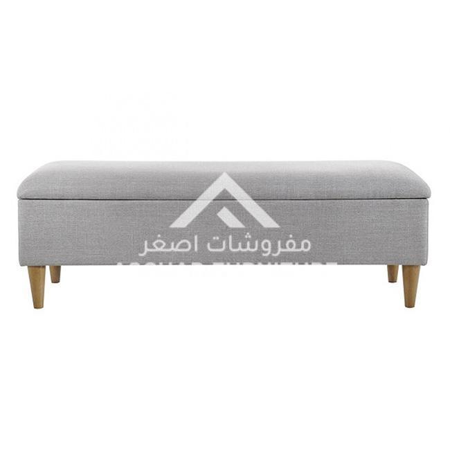Darya Linen Storage Bench - Image 5