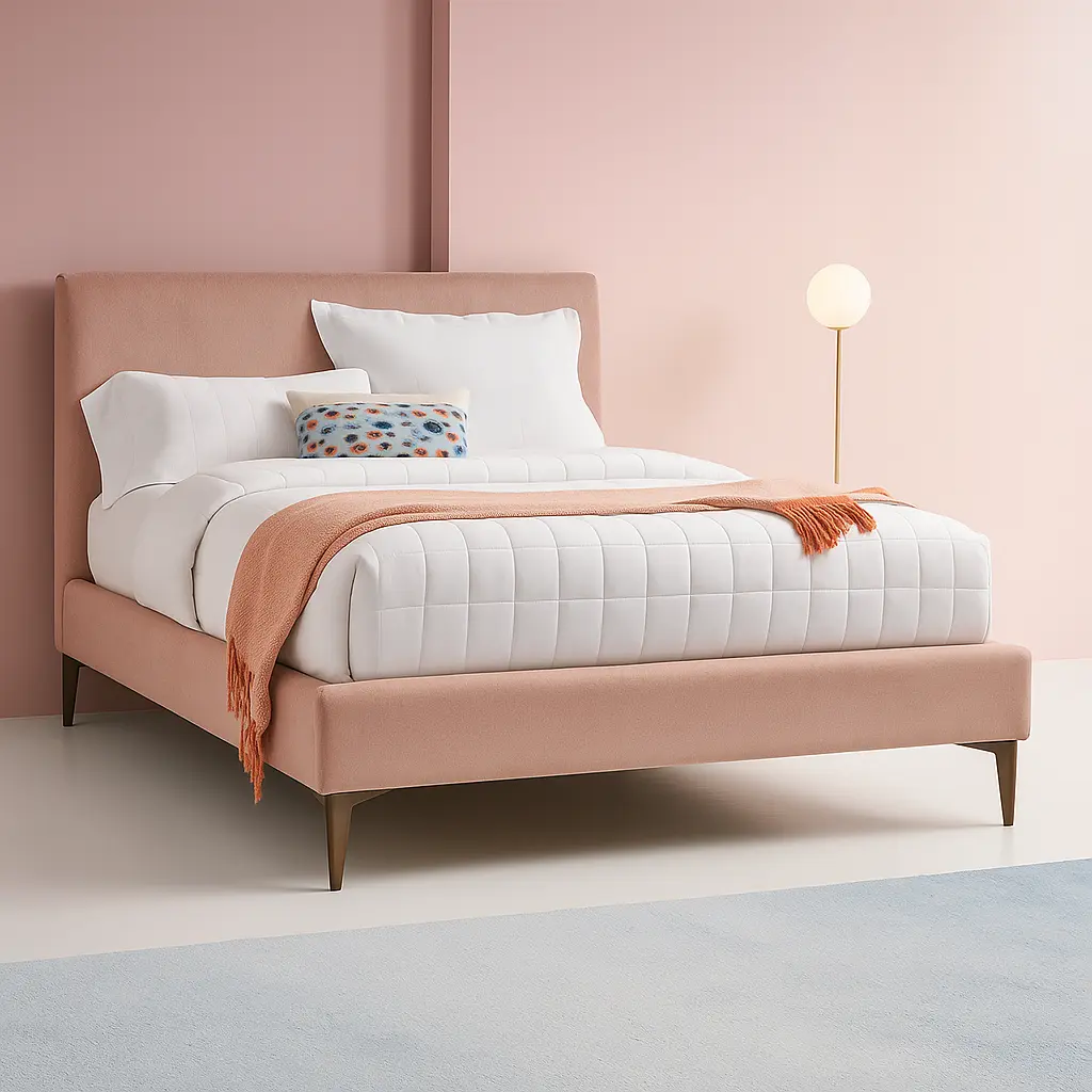 Delvin Upholstered Bed - Image 3