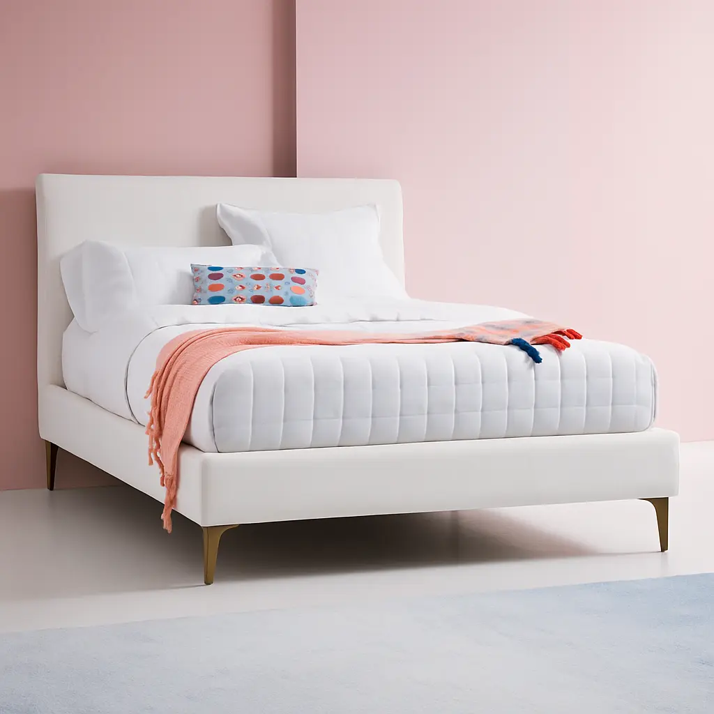 Delvin Upholstered Bed - Image 4