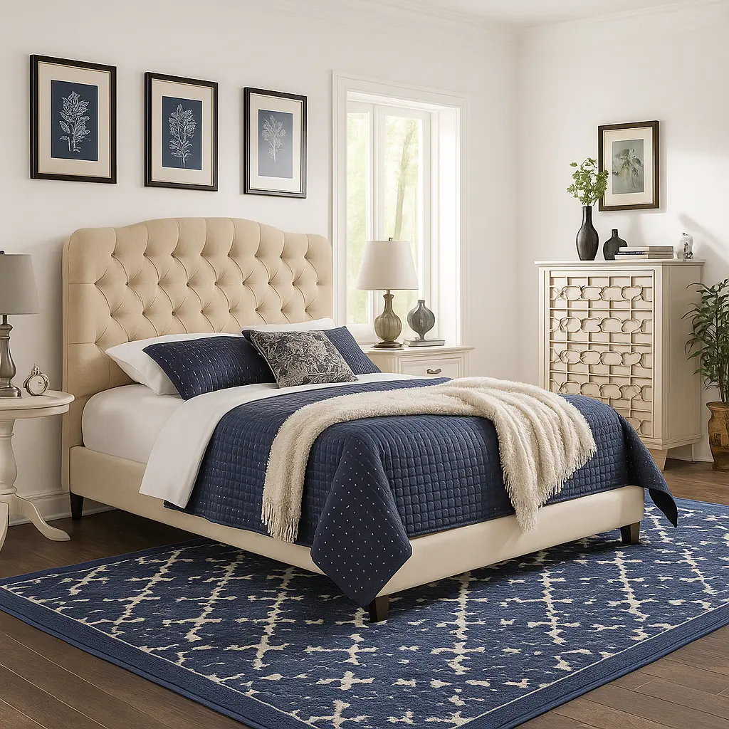 Diamond Tufted Bed - Image 2