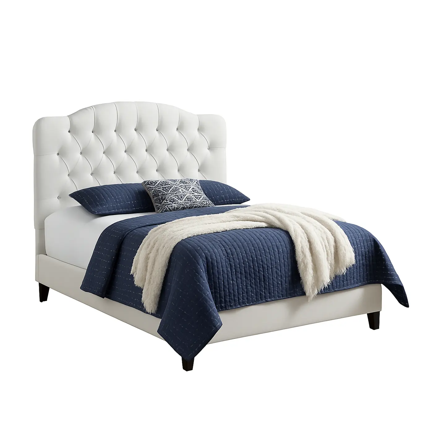Diamond Tufted Bed - Image 4