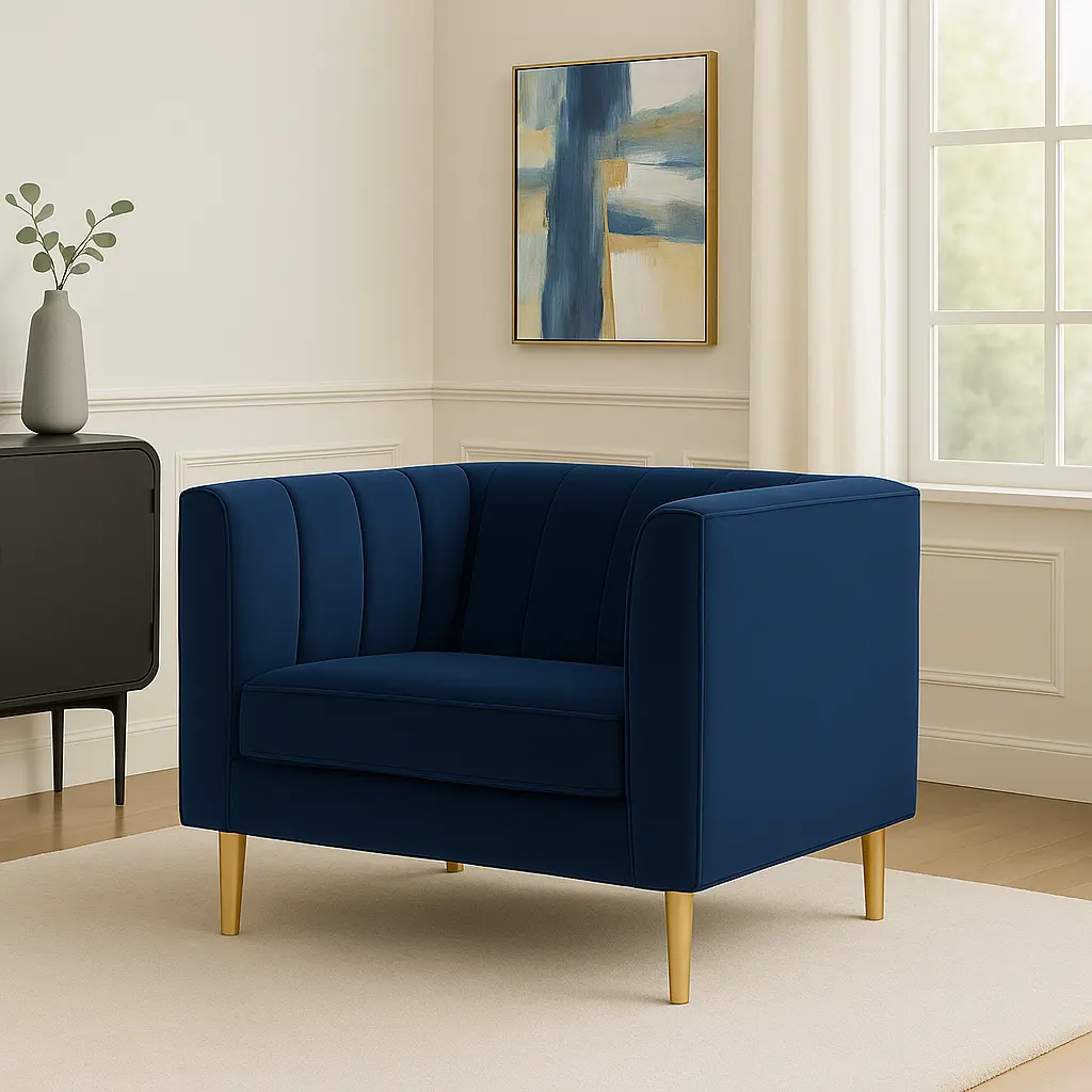 Dove Velvet Armchair - Image 4