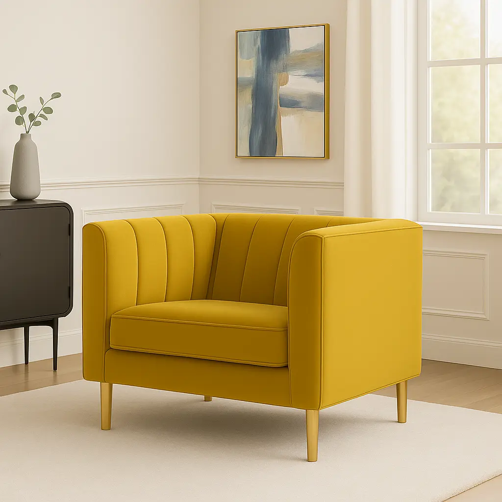 Dove Velvet Armchair - Image 3