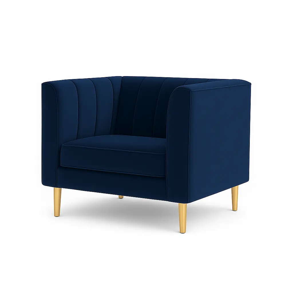 Dove Velvet Armchair - Image 5