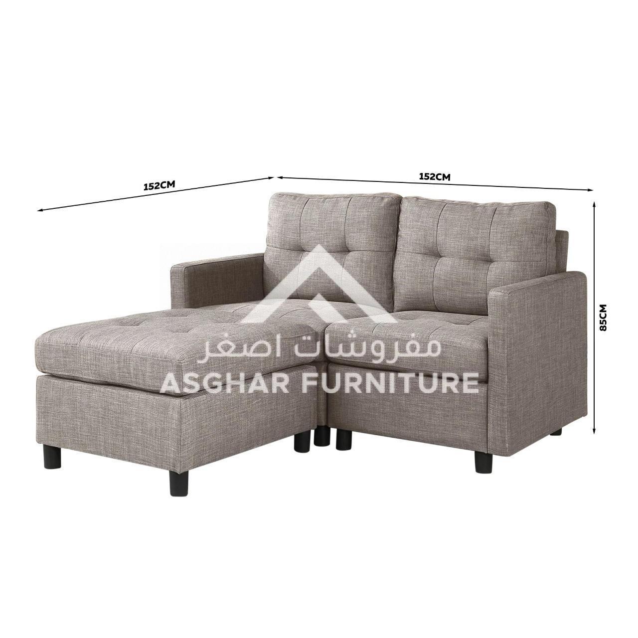 Timber Sectional Sofa - Image 5