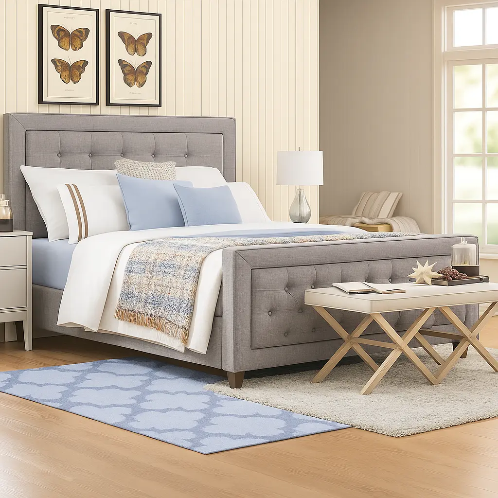 Faye Superior Upholstered Bed