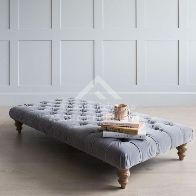 Harry Velvet Ottoman