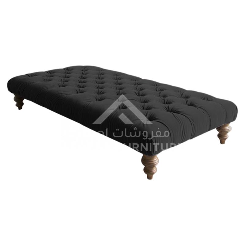 Harry Velvet Ottoman - Image 2
