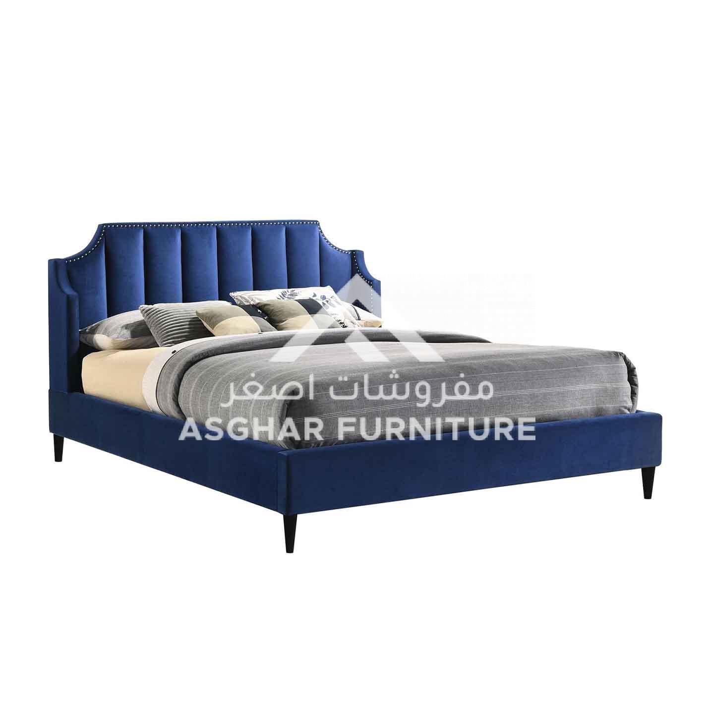 Levi Velvet Bed - Image 4