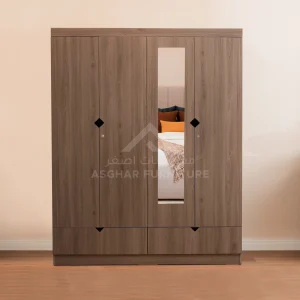 Alexa 4-Door Wardrobe