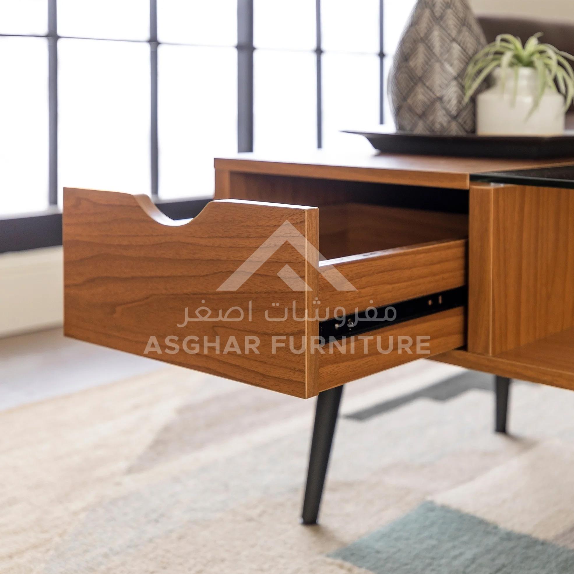 Mansel Glass Top Coffee Table - Image 3