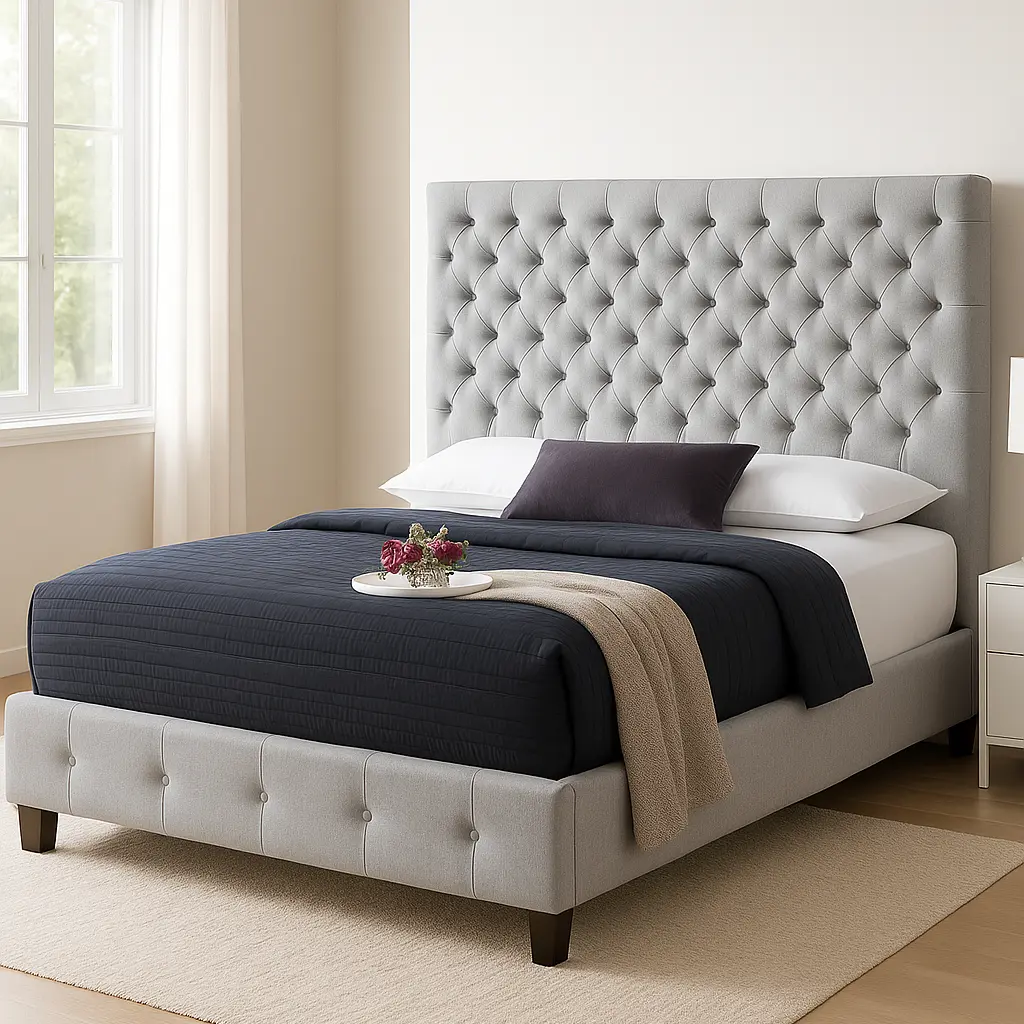 Mavrek Button Tufted Bed - Image 3