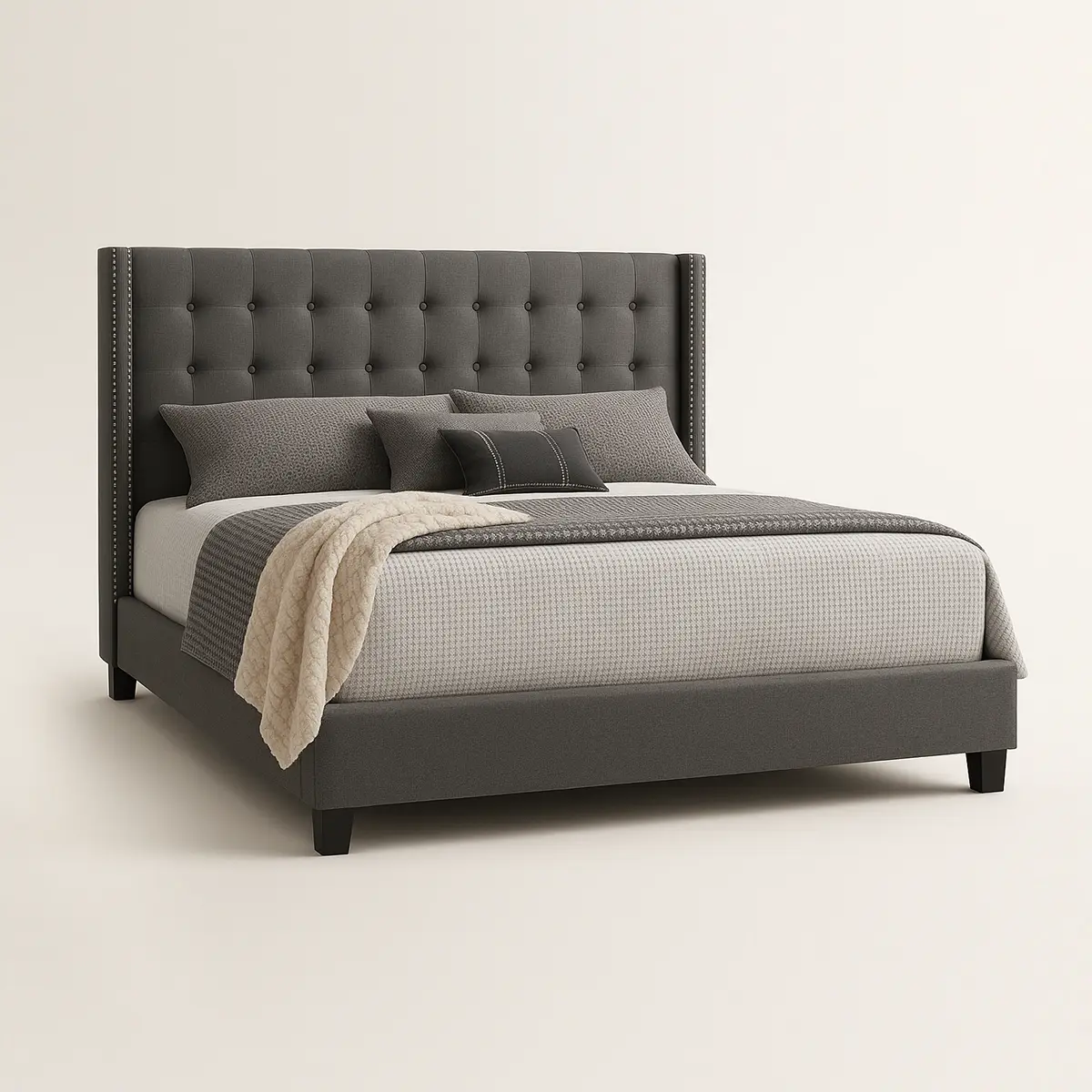 Moniz Tufted Bed - Image 4