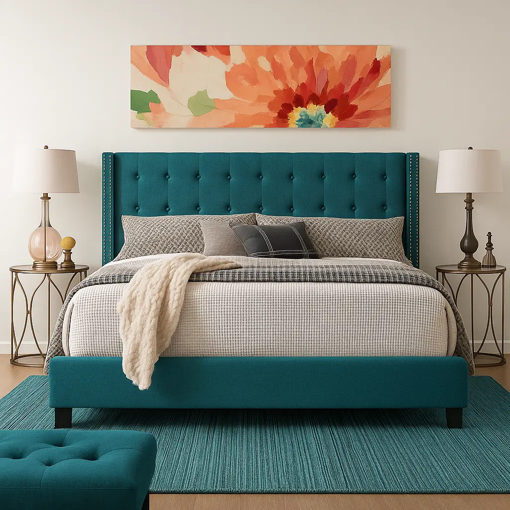 Moniz Tufted Bed - Image 2