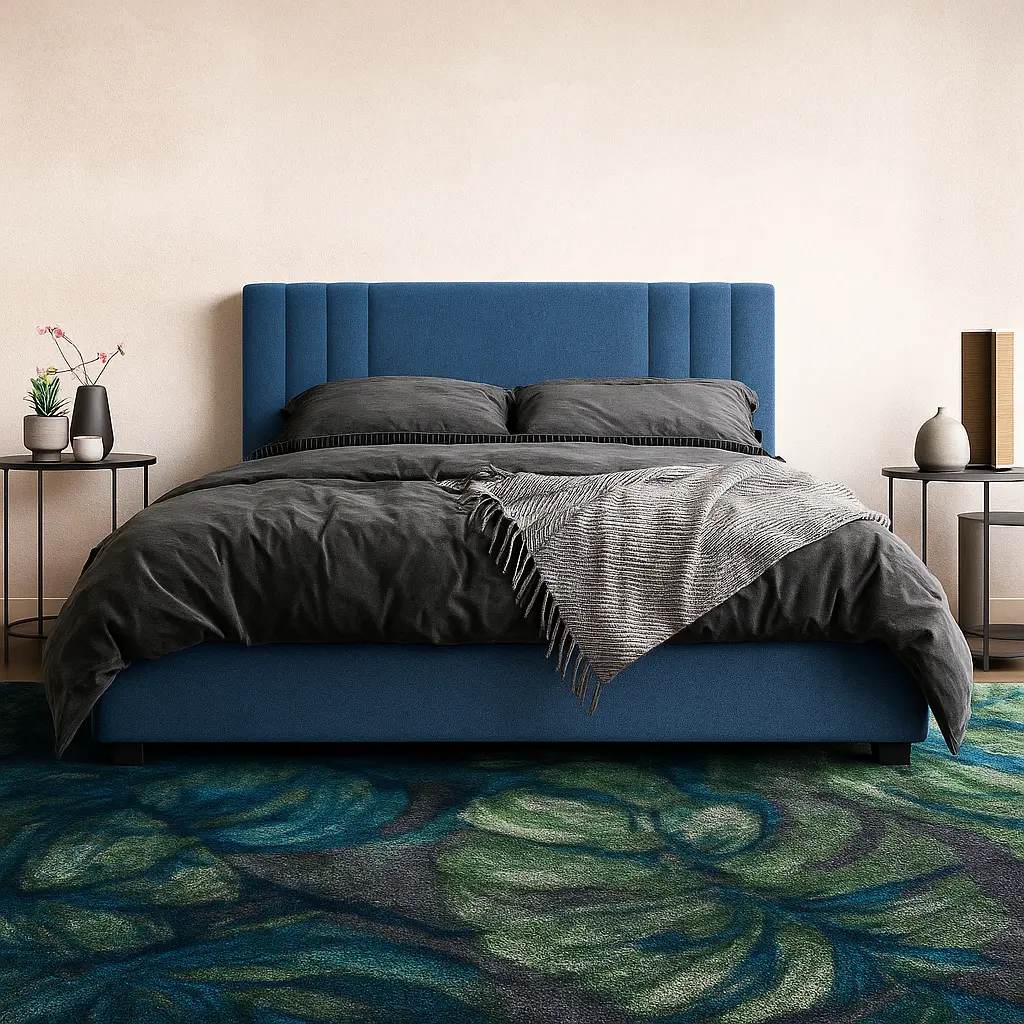 Neats Upholstered Bed with Free Mattress - Image 3