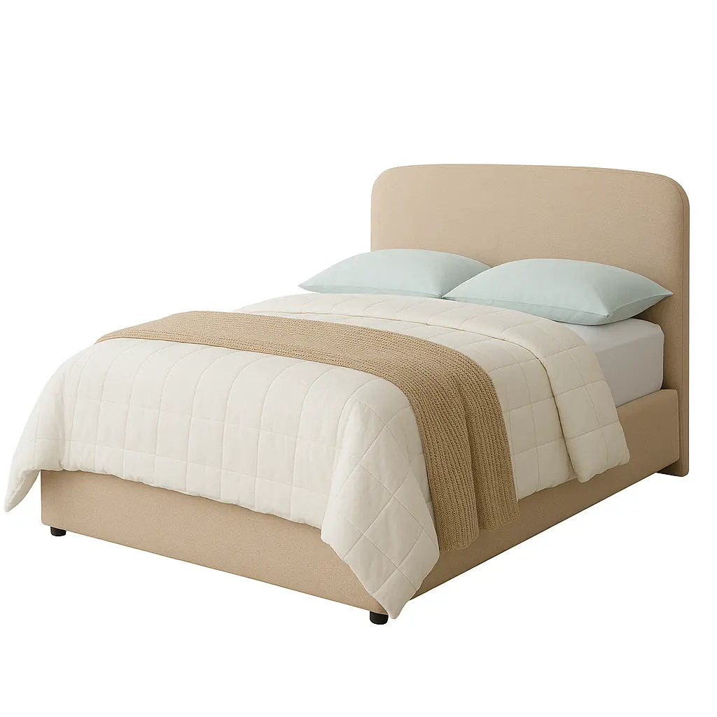 Noir Minimalist Bed with Free Mattress - Image 4