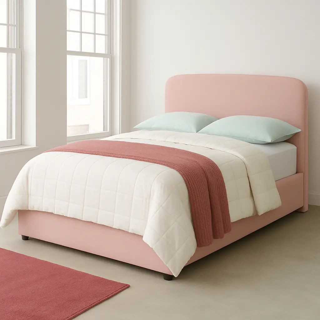 Noir Minimalist Bed with Free Mattress - Image 2