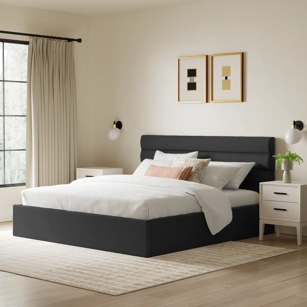 Ovia Upholstered Bed - Image 2
