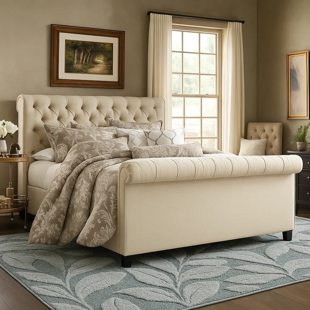 Oxford Upholstered Bed - Image 2