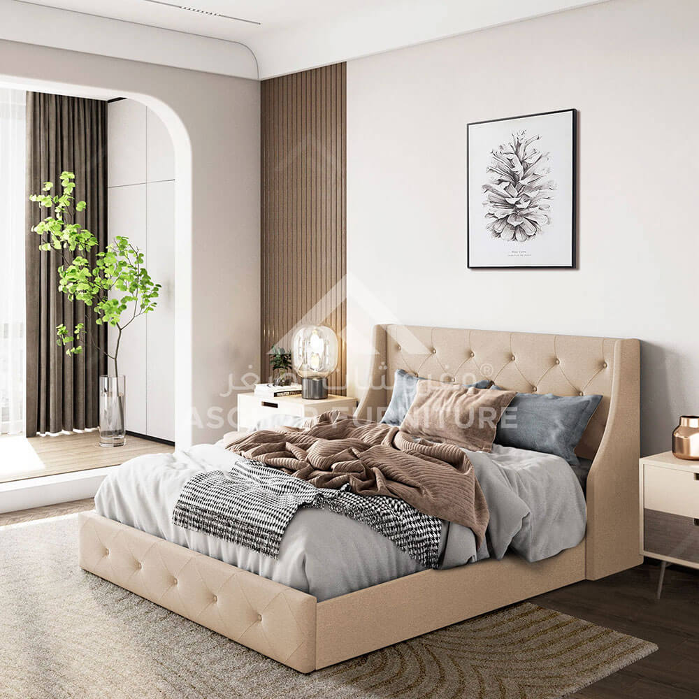 Serene Button Tufted Bed - Image 4