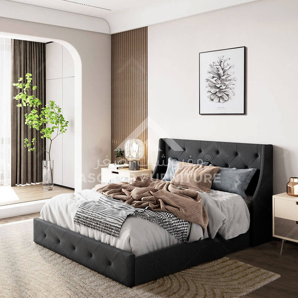 Serene Button Tufted Bed - Image 3