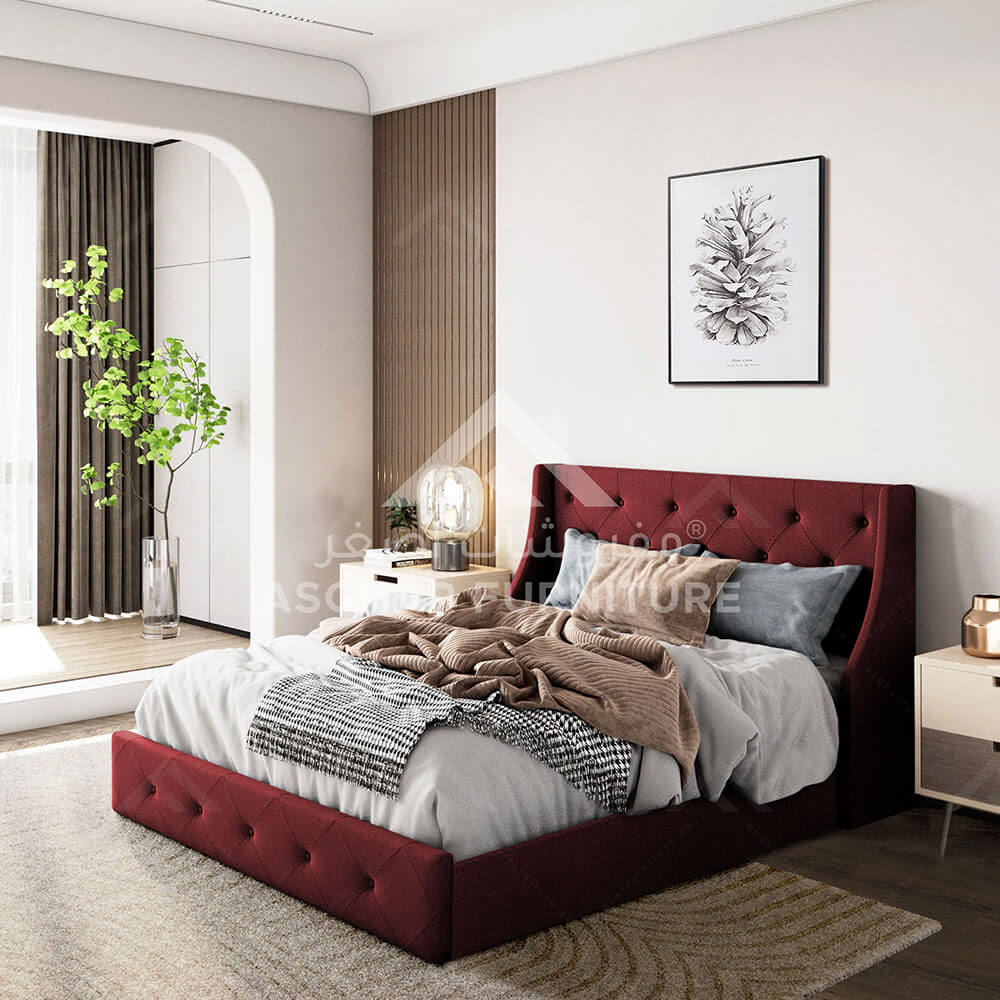 Serene Button Tufted Bed - Image 2