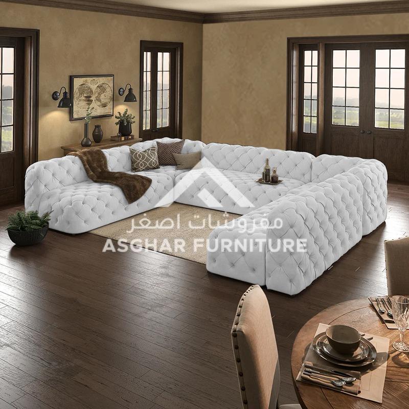 Tufted 11-Seater Sofa - Image 3
