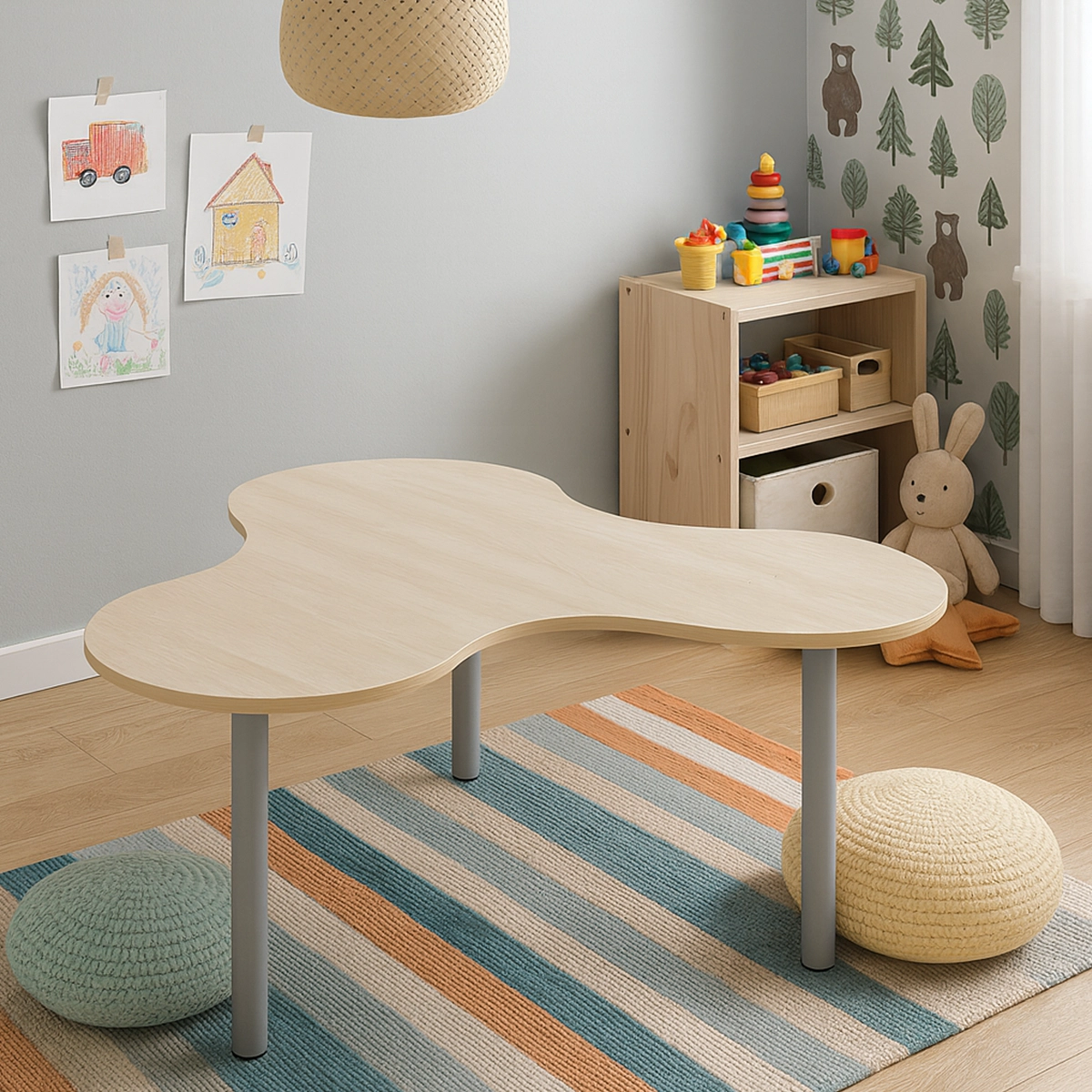 CurveCraft Kids Table