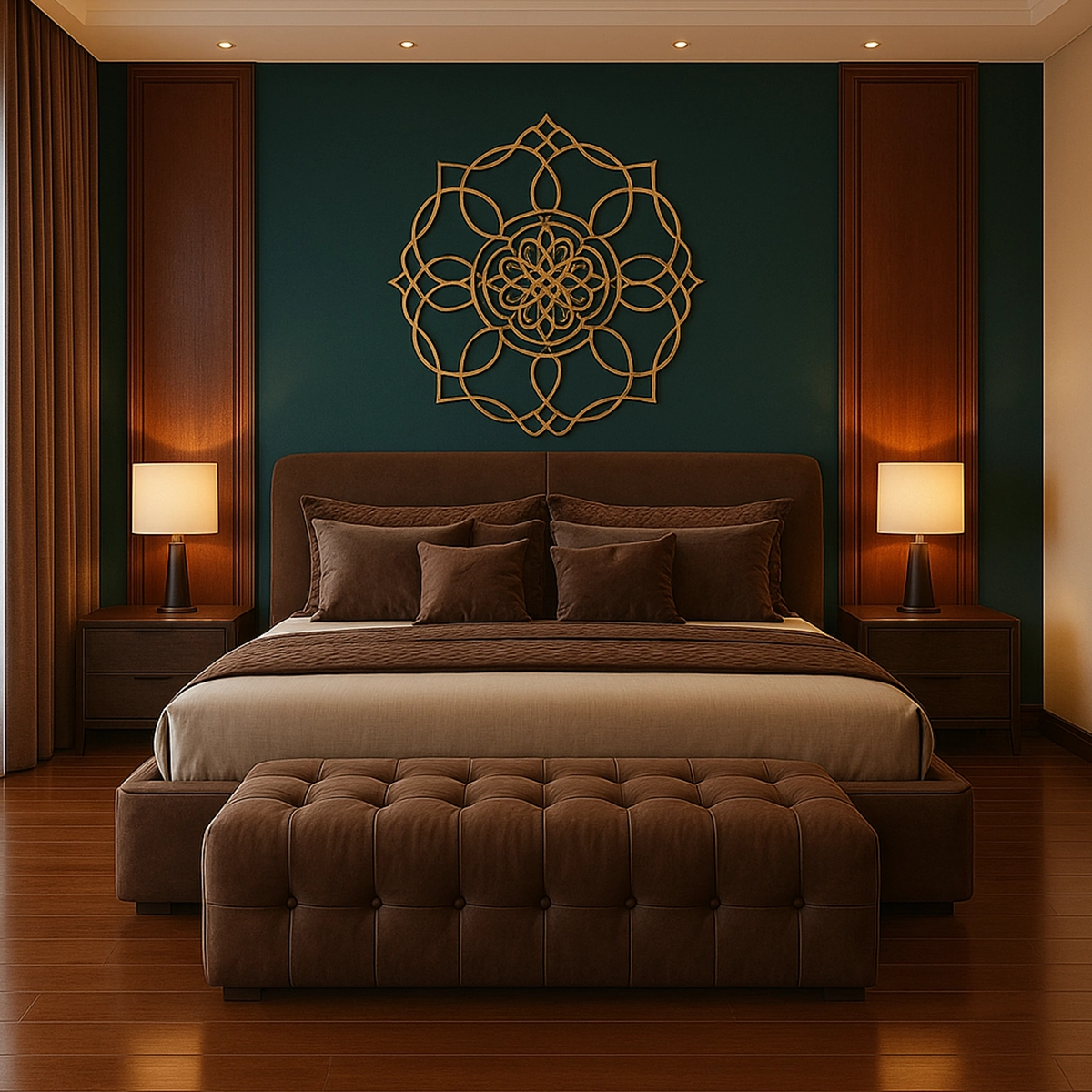 LuxeVelour Bed