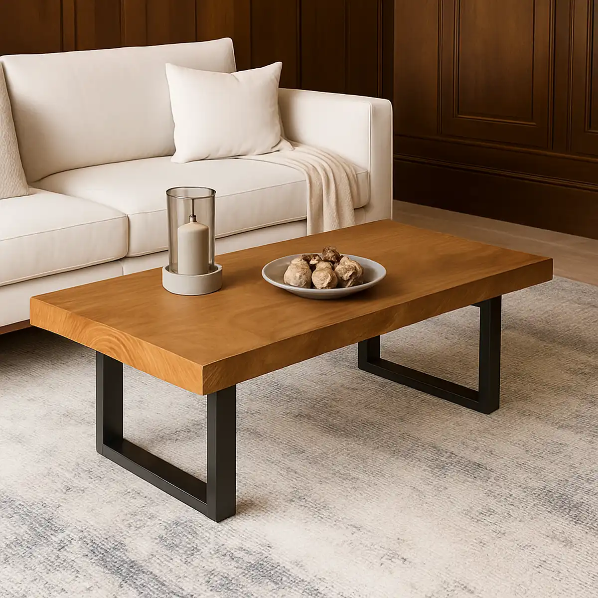 RusticEdge Coffee Table