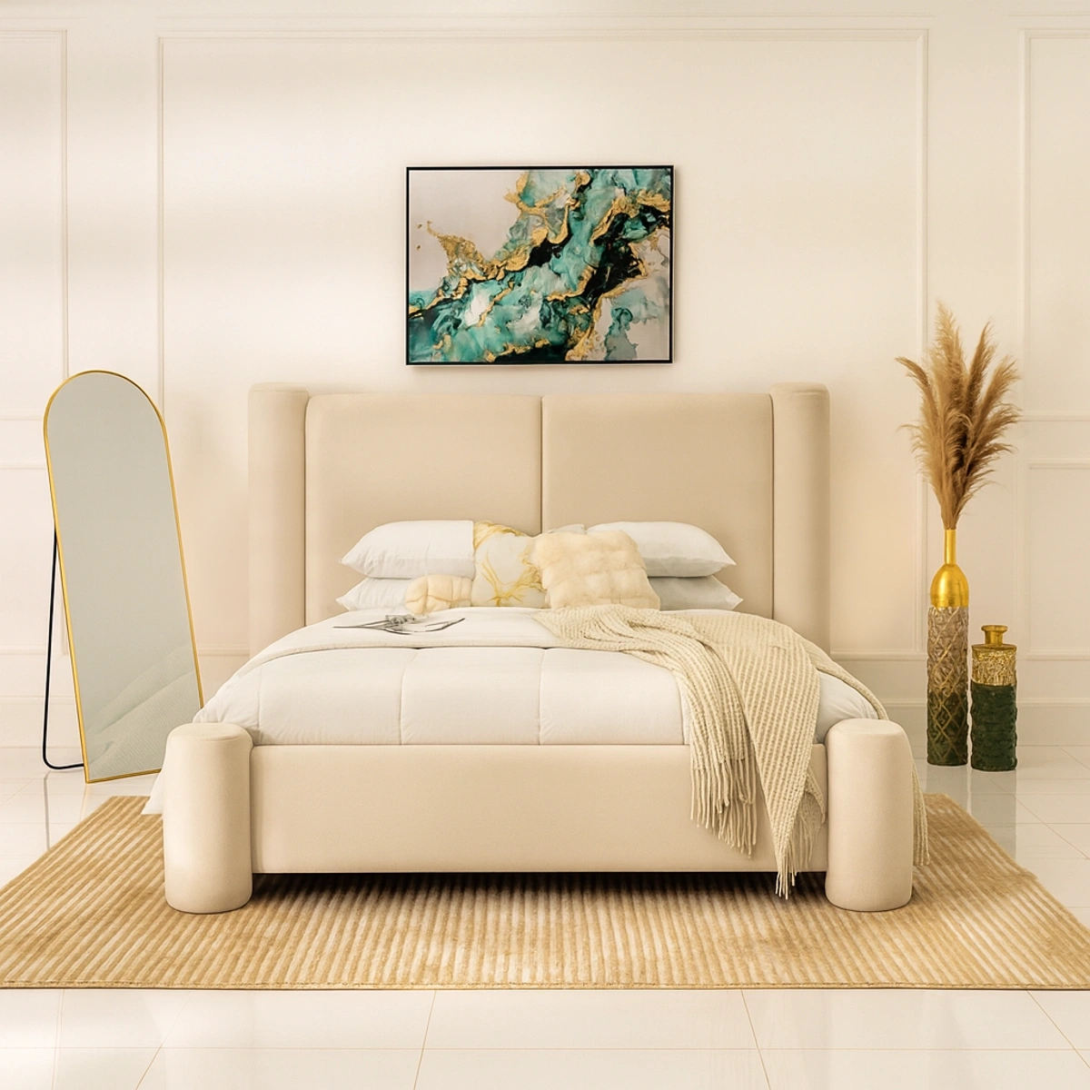 SolistraWing Pillar Bed